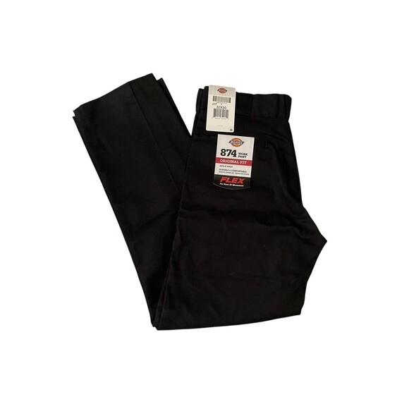 NWT DICKIES Original 874 Men’s Work Pants Original FLEX Fit, Black 32 X 30 - Picture 5 of 9